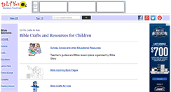 Desktop Screenshot of dltk-bible.com